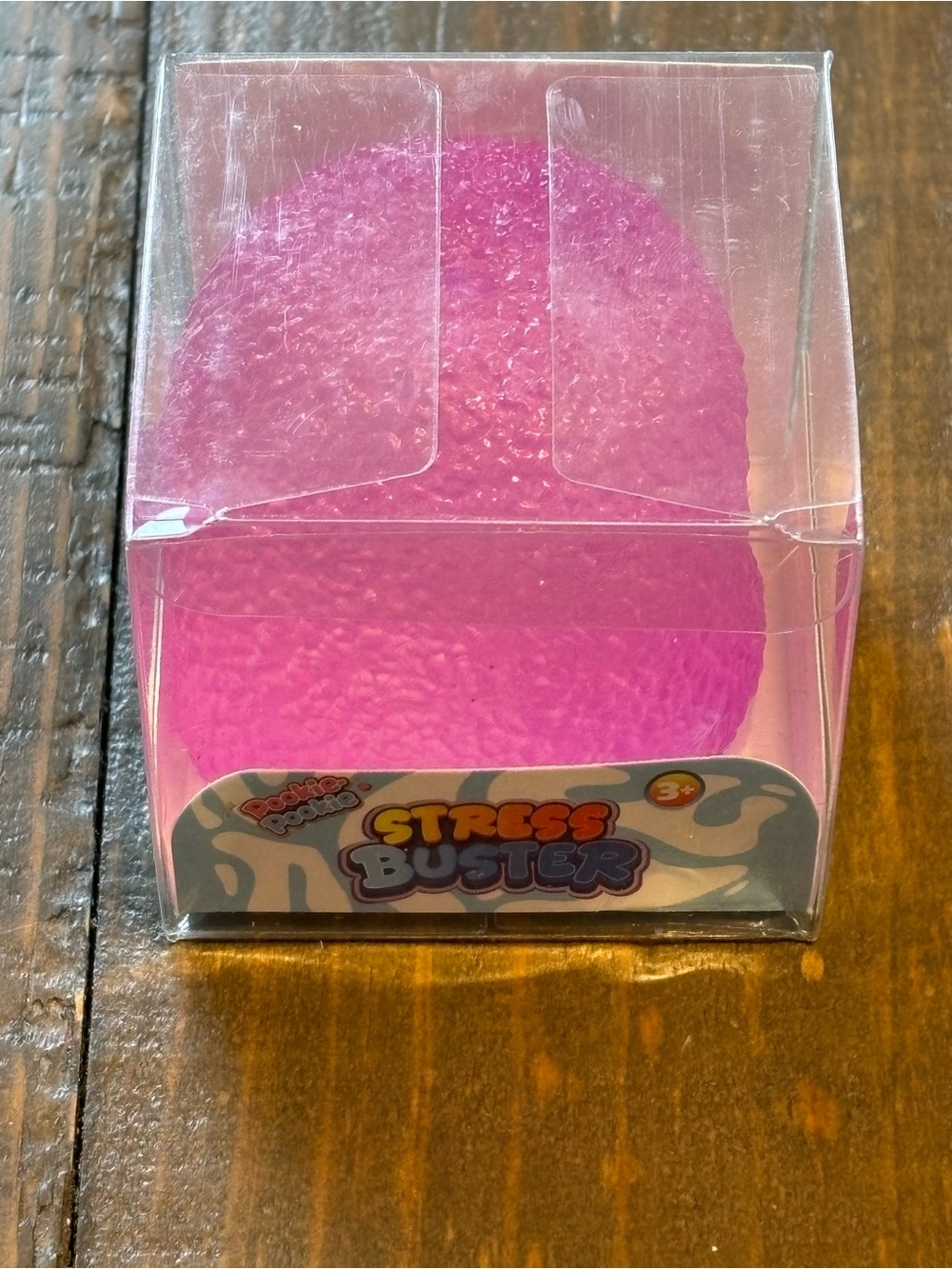 Pookie-Pookie Pink Squishy Gum Drop Fidget Toy